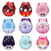 儿童书包男女童幼儿园可爱个性1-3-6岁甜甜圈彩虹双肩包 礼品LOGO