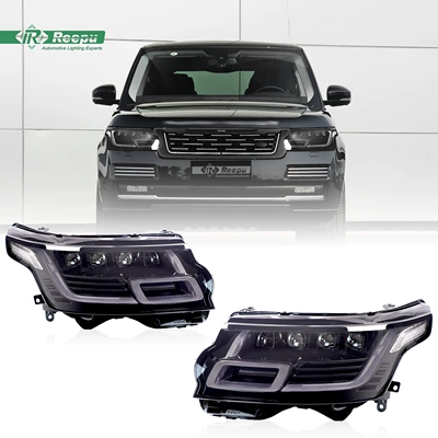 Suitable for 2013-2017 Land Rover Range Rover headlight assembly modification with new LED matrix lens daytime running lights and turn signals