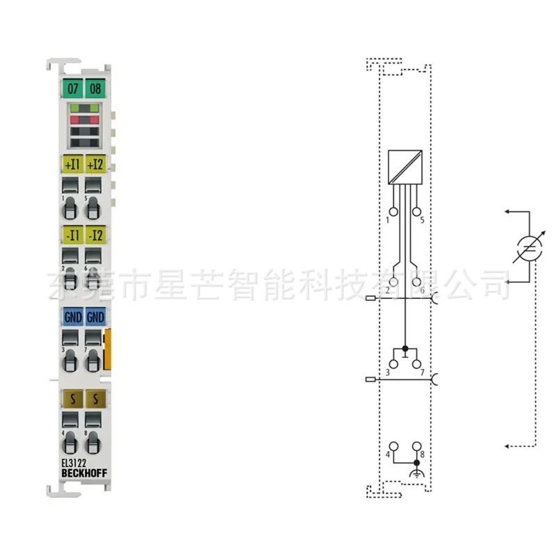 倍福EL3122模块EtherCAT端子德国BECKHOFF模块EL3122全新原装现货
