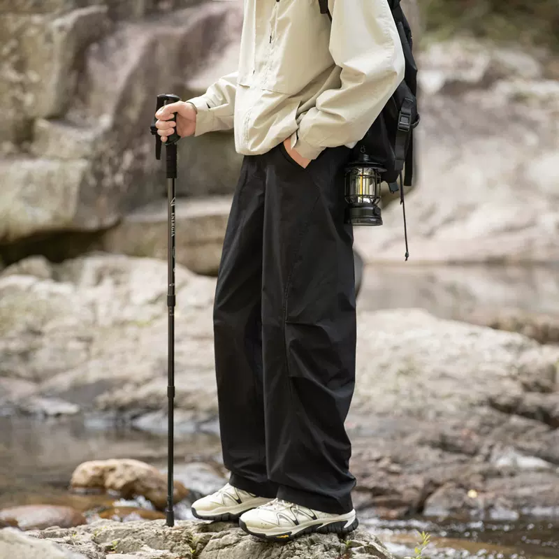 冲锋裤男三防薄款软壳防水防风女速干徒步工装运动春秋户外爬登山