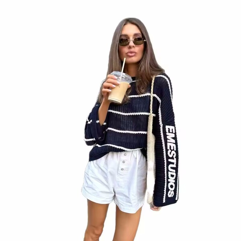 Autumn and Winter Thickened Sweater Korean Style Trendy Loose Egg Knit Sweater Winter Ins Hong Kong Style Lazy Knit Jacket