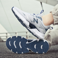 春秋新百伦酷跑男官方新款跑鞋夏季休闲运动鞋情侣款透气跑步鞋女