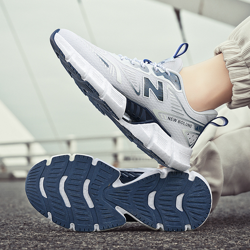 春秋新百伦酷跑男官方新款跑鞋夏季休闲运动鞋情侣款透气跑步鞋女