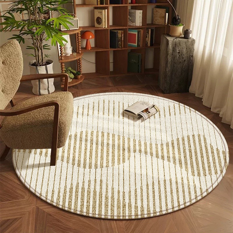 Alfombra de oficina redonda europea sala de estar sofá mesa de té mantas de estudio cojín de silla giratoria cojín de asiento de cama cojín de cama