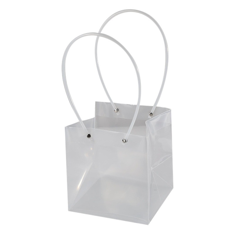 Bolsa de mano transparente para flores, bolsa de PP transparente para flores, bolsa de regalo, regalo de aniversario, bolsa de regalo para flores