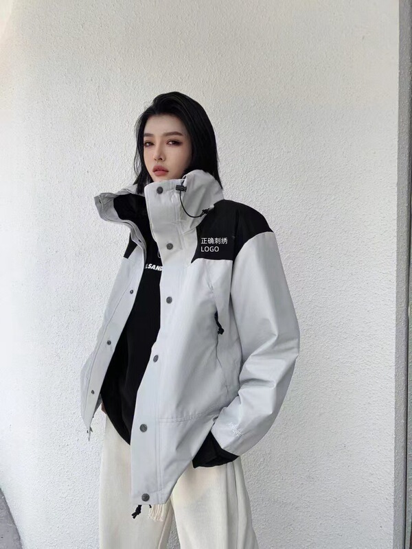 莆田TNF高バージョン美版1990突撃服カップルモデル三合一屋外防風防水登山コート|undefined