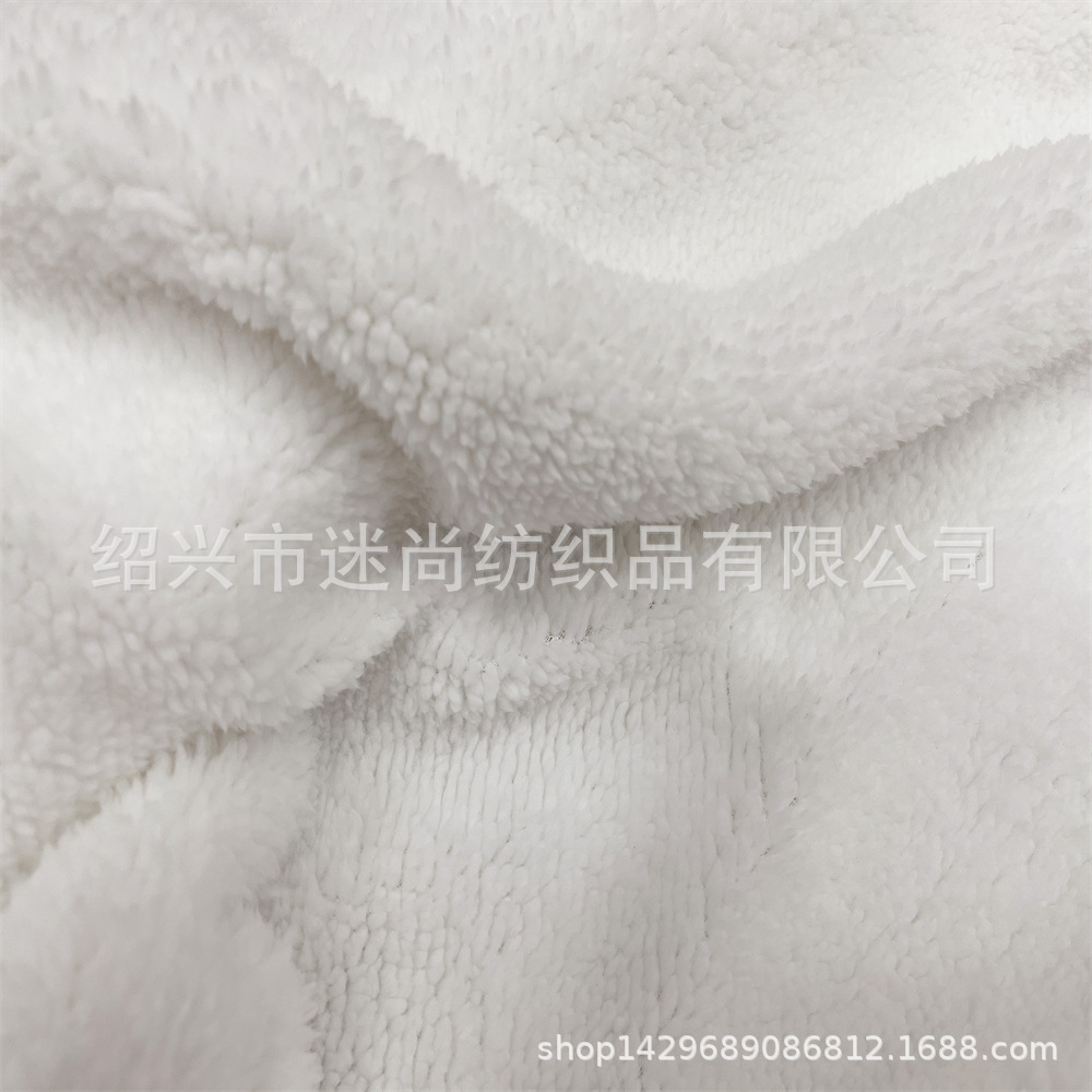 厂家现货单面舒棉绒 漂白单面舒棉绒 1.65米 200克单面舒棉绒布料