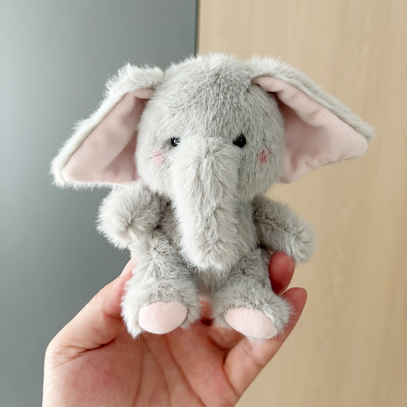 インターネット有名人クリエイティブ象キーホルダーアクセサリーバッグ小さなペンダントぬいぐるみバッチカップルギフトペンダント人形人形|undefined