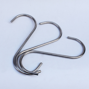 Stainless Steel 304 Hooks for Kitchen and Bathroom, S-Shaped Hooks for Clothes and Hats, S-Shaped Hooks for Home Use, Non-Standard