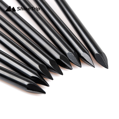 Mountain fun outdoor bold multi-functional tent canopy ground nails cast steel metal nails canopy beach high-strength fixed nails