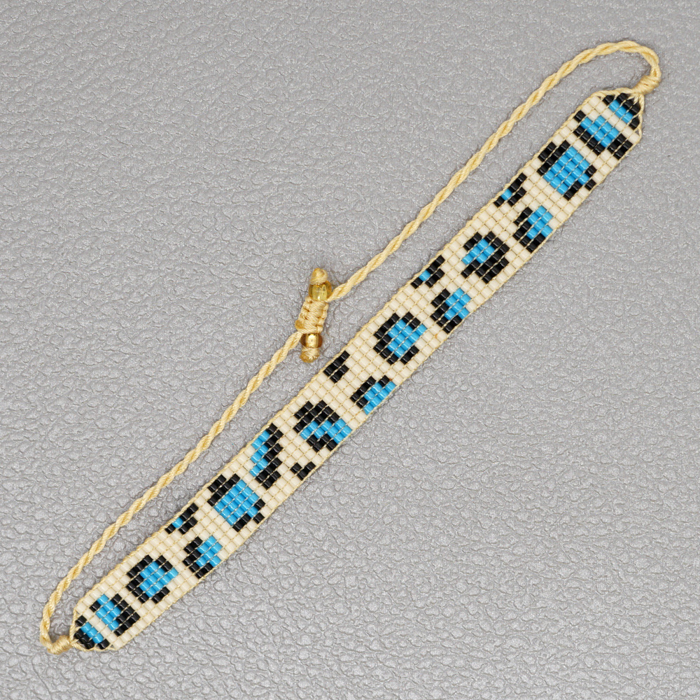Nihaojewelry Wholesale Jewelry Ethnic Style Shell Diamond Miyuki Beads Woven Bracelet display picture 2