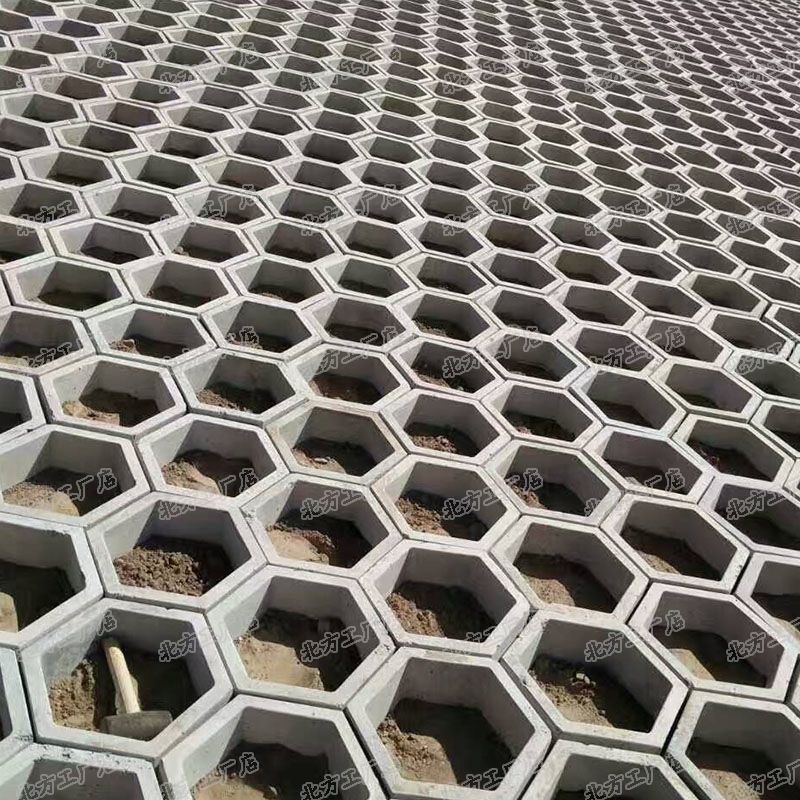 贵州六角护坡砖生态连锁砖六棱块六棱砖植草砖透水砖工字砖六