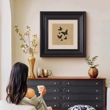 复古高级感餐厅装饰画法式中国风餐桌墙面装饰壁画厨房吃饭厅挂画