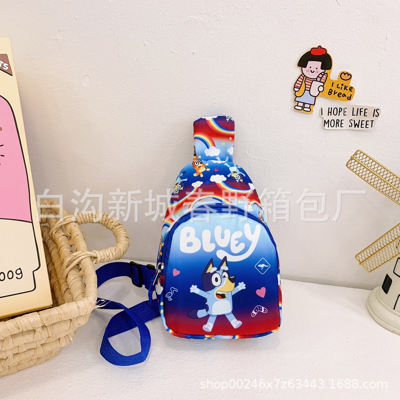 빨간색과 파란색 강아지