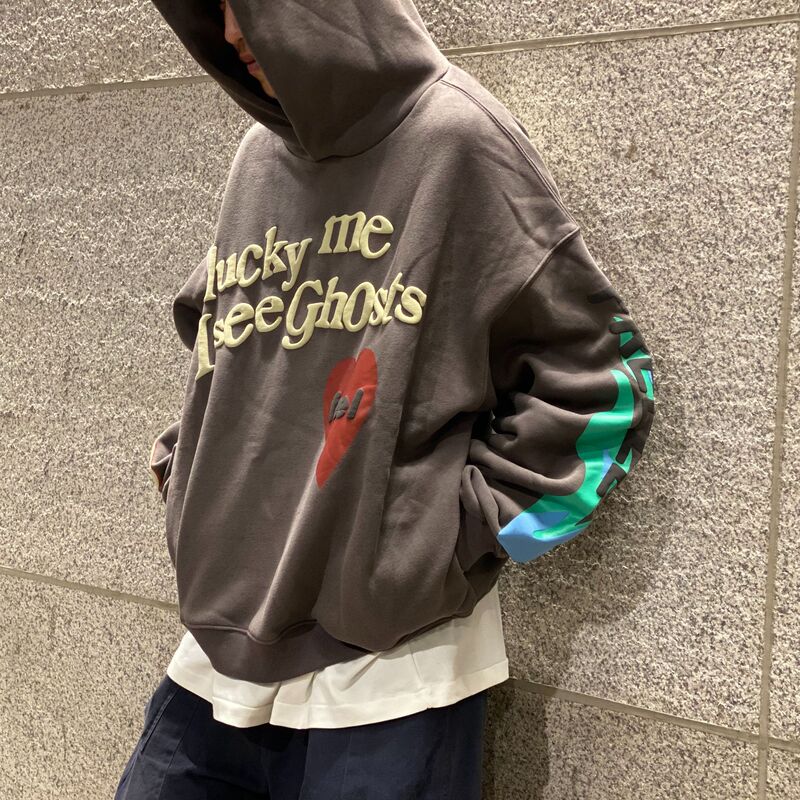 American Tide Brand CPFM CHO Child Encountered Ghost Limited Love Foam Printing Heavy High Street Hooded Sweatshirt