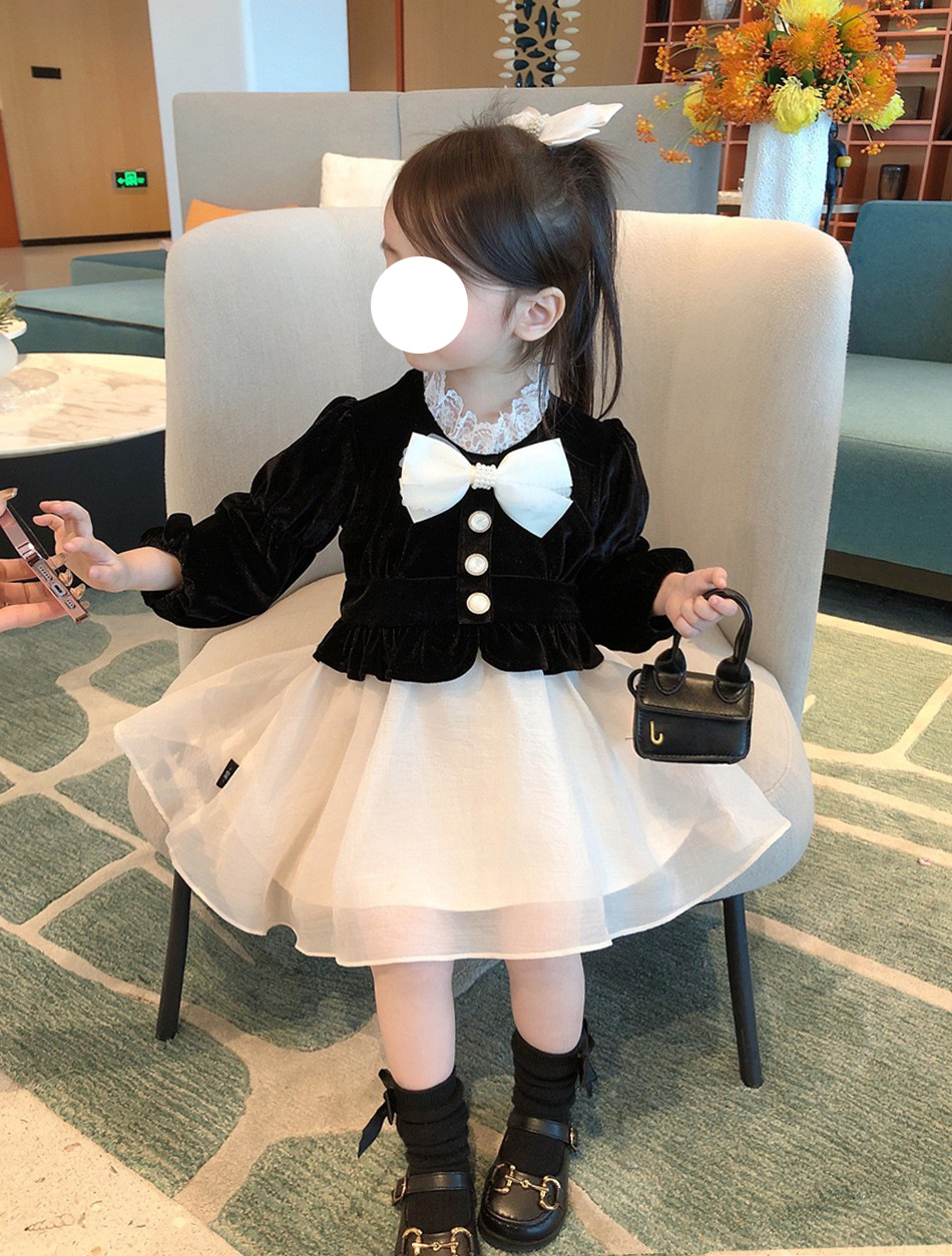 New style dress girls in autumn, trendy trendy. Children's clothing for spring and autumn. Little_voghion.com