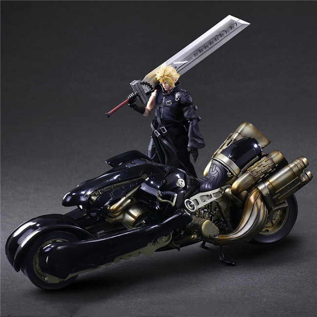 酔終ファンタジーPA改クロードフェンリル狼バイクフィギュアフィギュア人形玩具|undefined