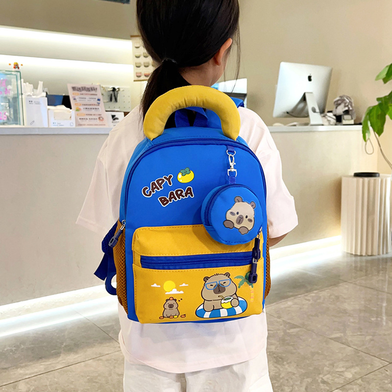 Mochila infantil de dibujos animados respirada lindas niñas mochila de jardín de infantes 3 años de edad 5 niños mochila de escuela primaria