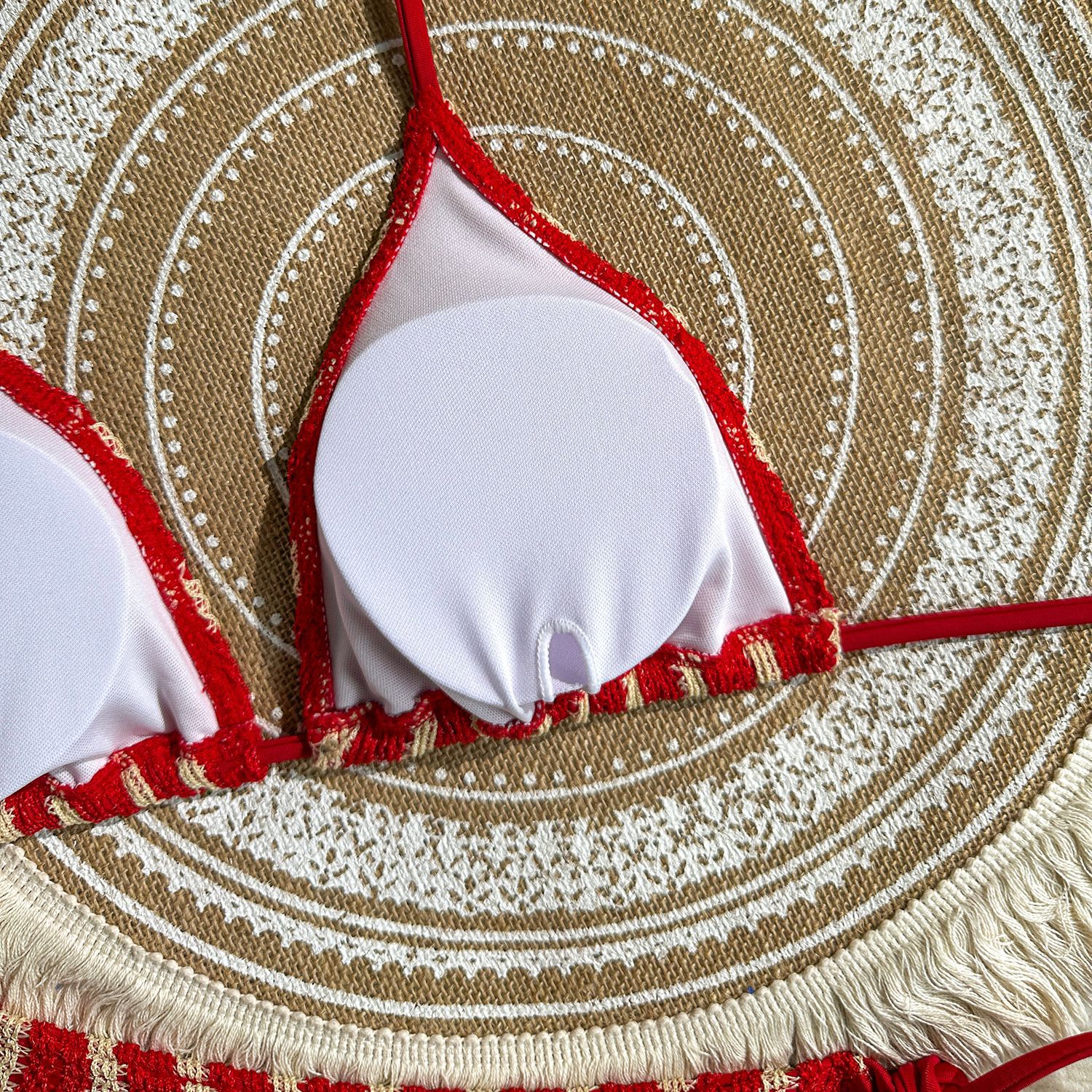 Elegant Halter Women's Bikini Set with Adjustable Ties Quick-Dry Soft Lining Beach Swimwear_ecoleips.com