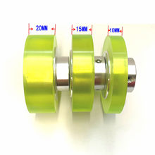 计米器轮加厚包胶同步器编码器轮计米轮聚氨酯胶轮同步器轮