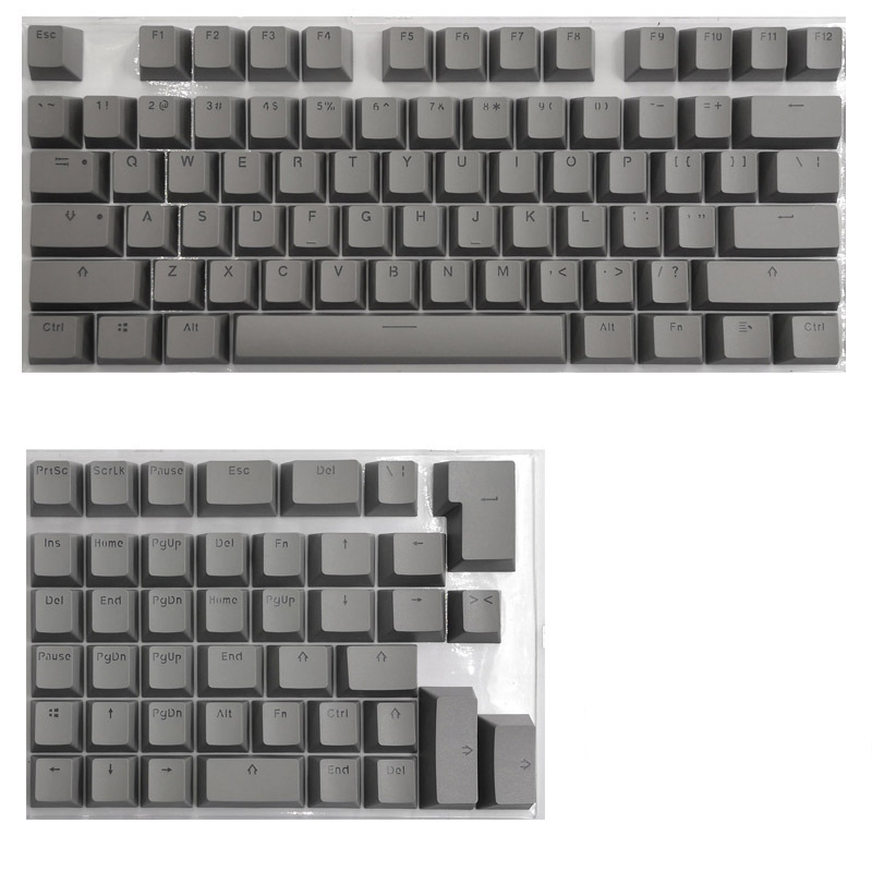 Juego de keycaps Mini PBT de 84 teclas, compatible con teclados 61/64/68/82 teclas