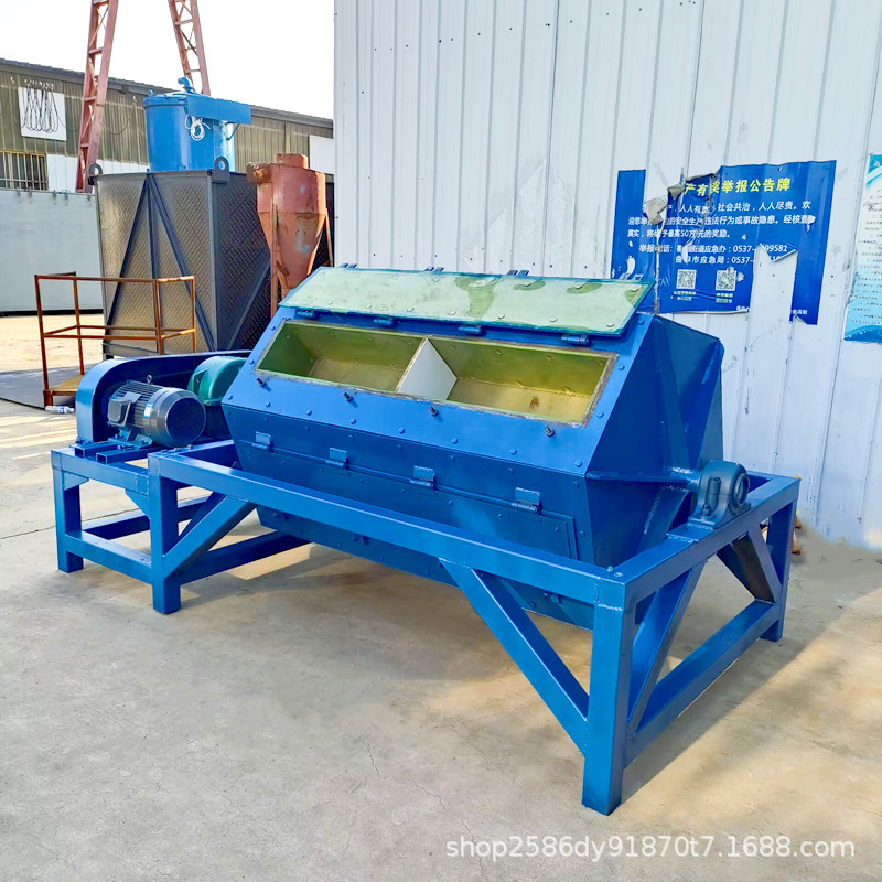 铁钉书钉除锈研磨机 废钢处理去油除锈机 火烧铁干磨滚筒抛光机