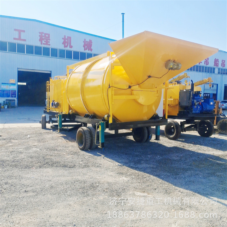 移动炒料5方沥青拌合机 路面铣刨废旧料再生机 水循环除烟除尘