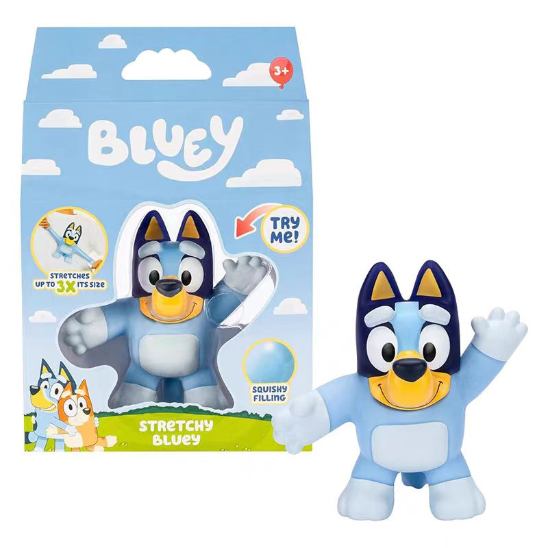BLUEY와 친구 BLUEY와 친구 BLUEY 가족 4 피스 세트 핸드 스타일링