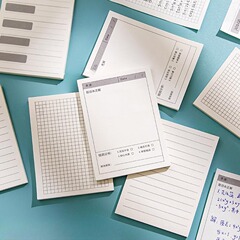 間違いノート、付箋、学生の間違い訂正ノート、罫線英単語、数学ノートの卸売