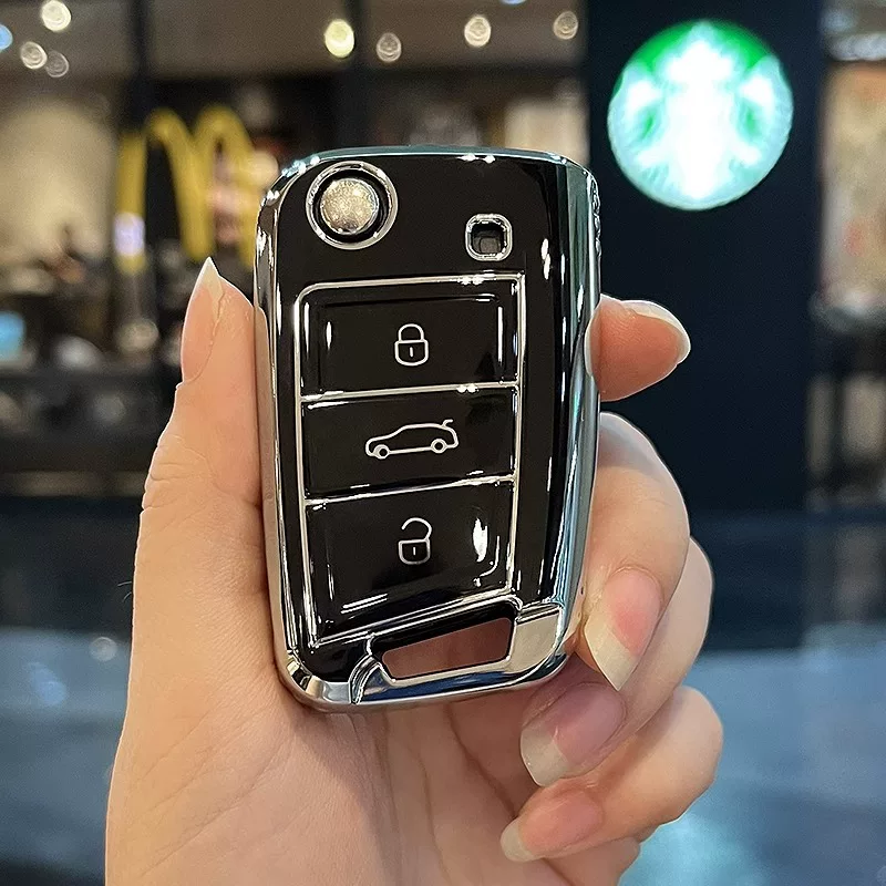 Чехол для ключа, подходящий для Volkswagen Bora, Polo, Passat, Sagitar, Tiguan, Lavida, Golf, Santana, Weiling