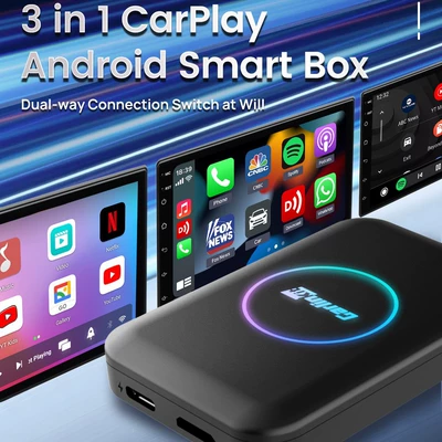 Simsiz CarPlay və Android Auto Wired to Wireless Adapter