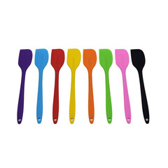 Amazon supply small number all-in-one silicone scraper Food-grade silicone cream spatula stirrer