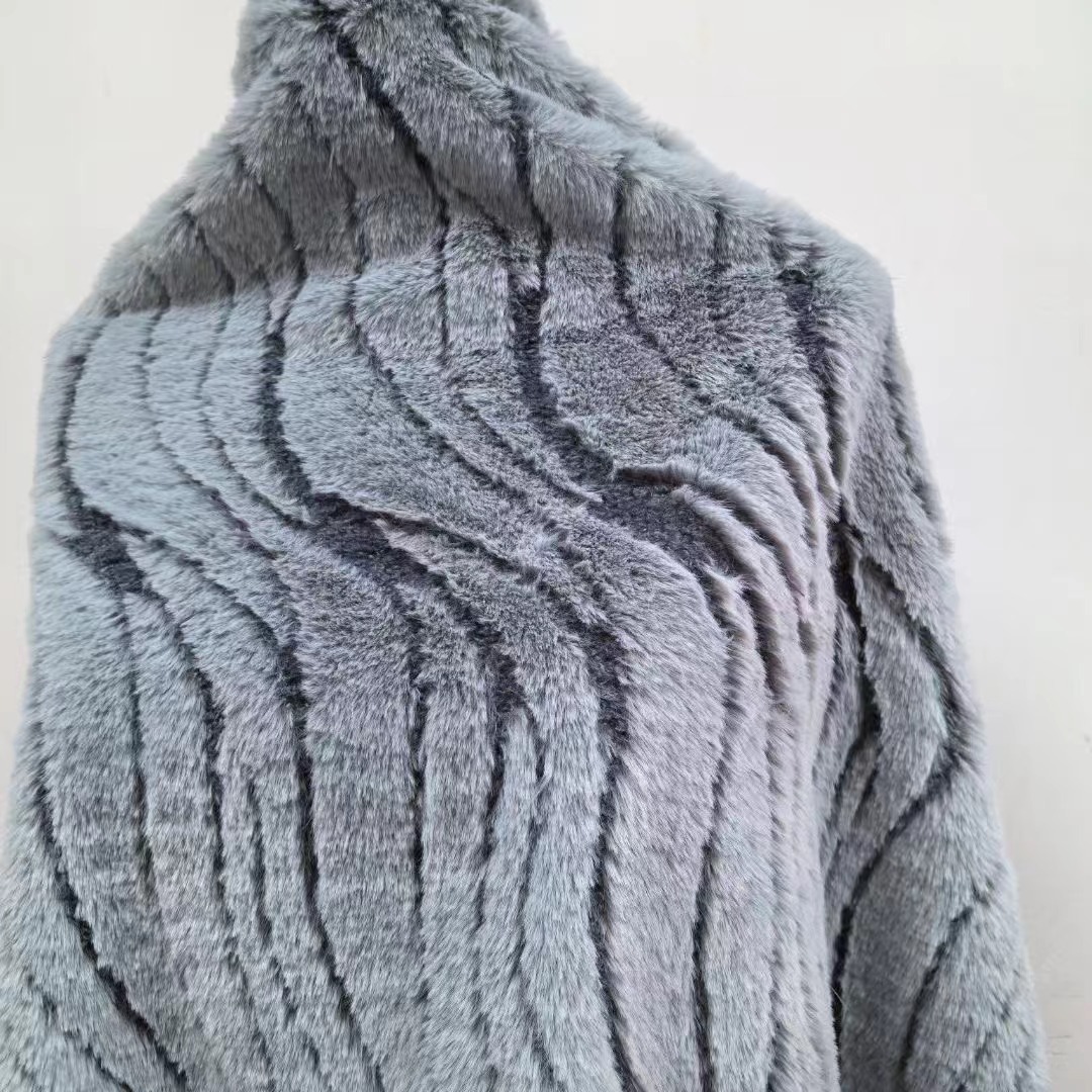2024 nuevos productos Jacquard almohada sofá de terciopelo almohada textil casero tela de lana ropa juguetes zapatos tela