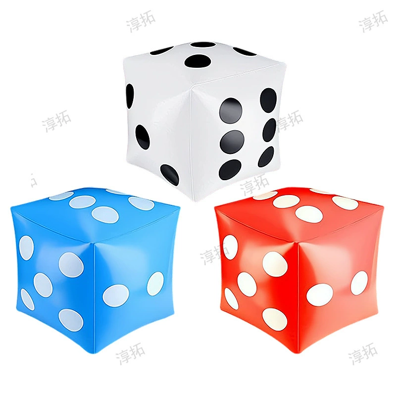 Toy PVC, action game, game props, amusing inflatable dice, (Cross-border trading)