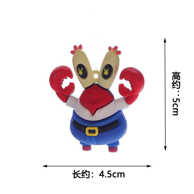 Nuevo Adorno Flotante de Bob Esponja para Acuario, Hombre Gordo Azul Buceador, Decoración Nueva y Popular en el Extranjero