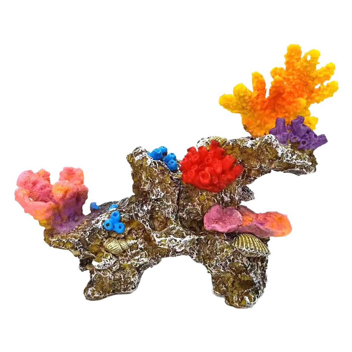 Nuevo arrecife de coral de resina, árbol de coral, acuario, paisajismo para acuarios marinos, micropaisaje simulado, decoraciones para acuarios, transfronterizo