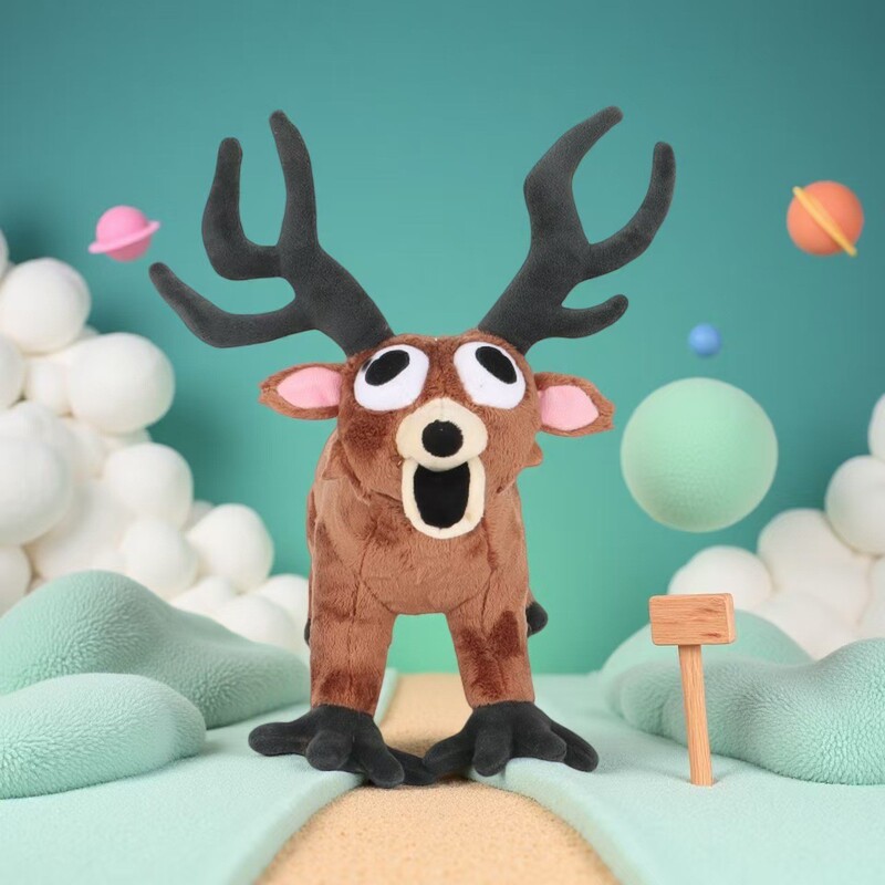 跨境新品99 nights in the forest deer plush毛绒玩具儿童礼物|undefined