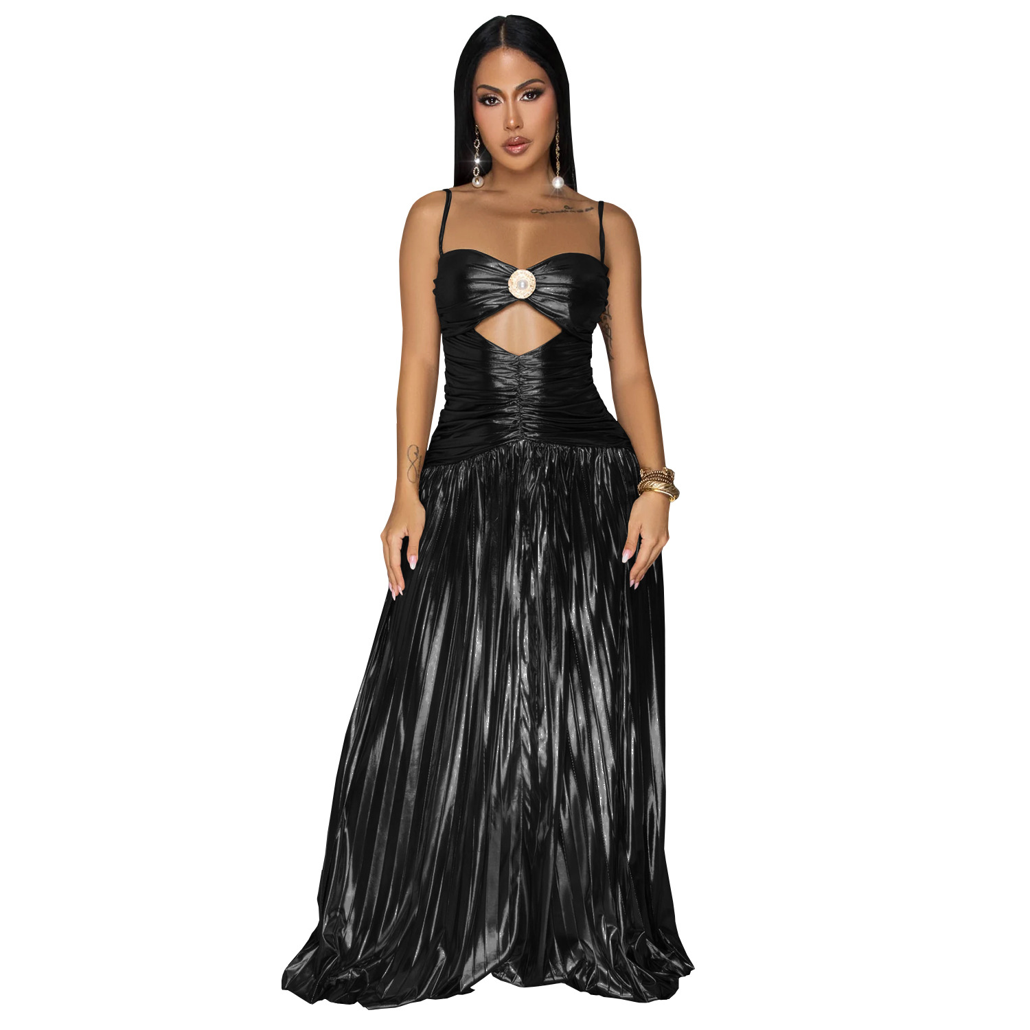C7523 Aliexpress transfronterizo Amazon Europa y América de moda femenina sexy elegante vestido de baile flash