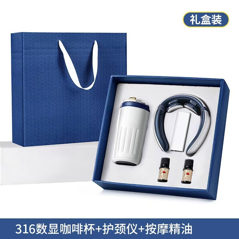 国庆节礼物创意笔记本咖啡杯套装纪念实用礼品伴手礼礼盒定制logo|undefined