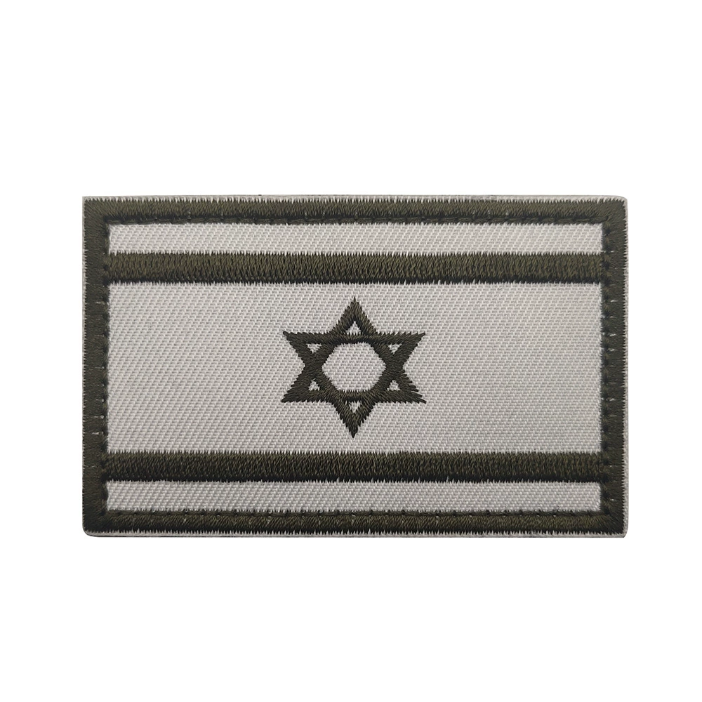 Asian flag Israeliflagspatch Israel flag cloth Velcro armband embroidered patch badge
