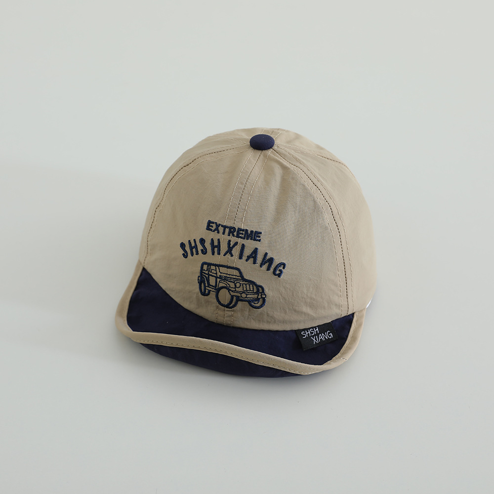 Sombreros para bebés primavera y verano nuevos sombreros de secado rápido sombreros de protección solar sombreros de lengua de pato sombreros de béisbol para bebés con bordes blandos