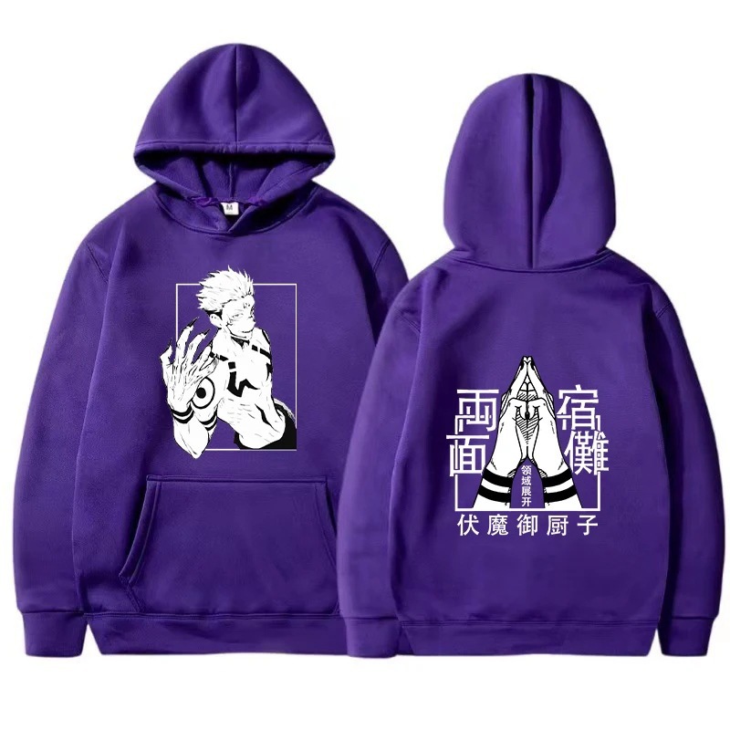 2024 Men Anime Primed Hoodies Tops Round Neck For Womens Fa