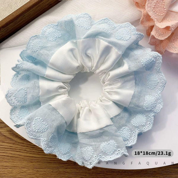 Blue lace heart