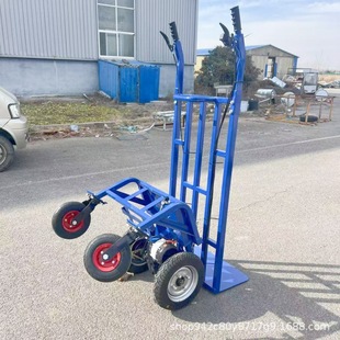 Electric Household Small Transport Vehicle for Mountain Orchards, Load Capacity 600kg Trolley, Efficient Uphill Climbing Chicken Cart
