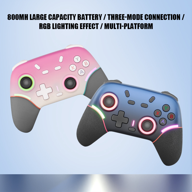 Nintendo Switch ゲームワイヤレスハンドルと互換性のある Switch 2 RGB ライト Bluetooth/2.4G ハンドル|undefined
