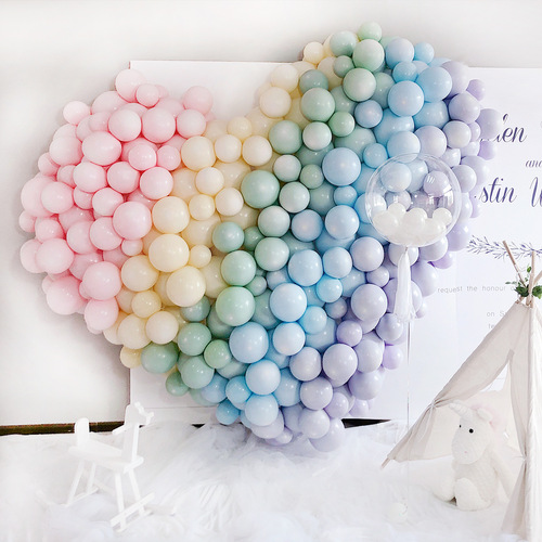 Factory direct sales 2.2g macaron color latex balloons wedding room decoration party wedding decoration wedding balloons