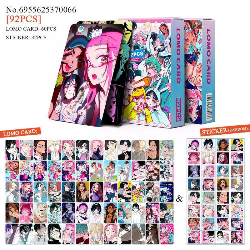 跨境专供新品92张ALIENSTAGE异形舞台二次元动漫周边LOMO小卡|undefined