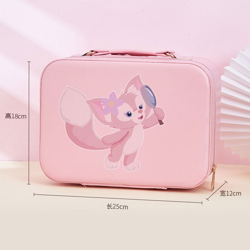 Estuche de cosméticos portátil Sanrio, estuche de cosméticos de gran capacidad, estuche de cosméticos portátil con dibujos animados de Kuromi
