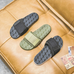 Summer men's beach flip flops trendy outdoor home fashion outerwear Korean style personalized fashion couple sandals