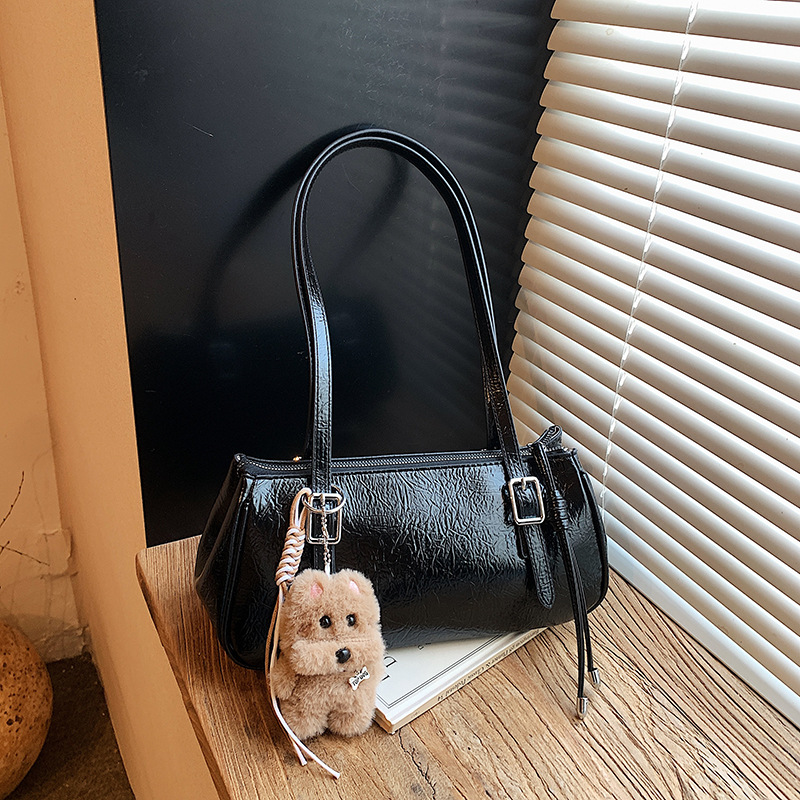 Bolsa de almohada de brazo retro transfronteriza de alto nivel para mujeres 2026, primavera y verano, nueva moda, bolsa de brazo de hombro único